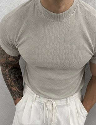 Camiseta de cuello alto
