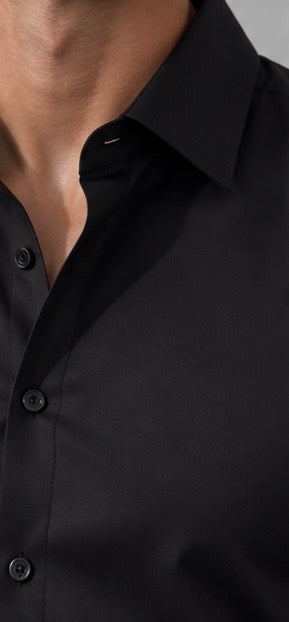 Camisa sencilla negra