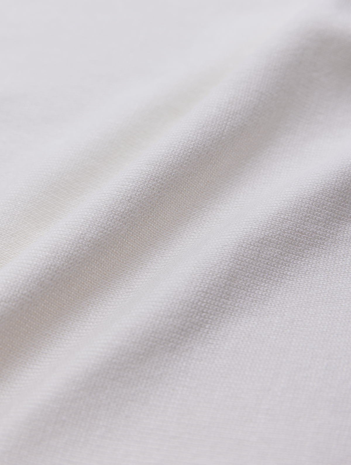 Jersey de cuello medio-alto color blanco