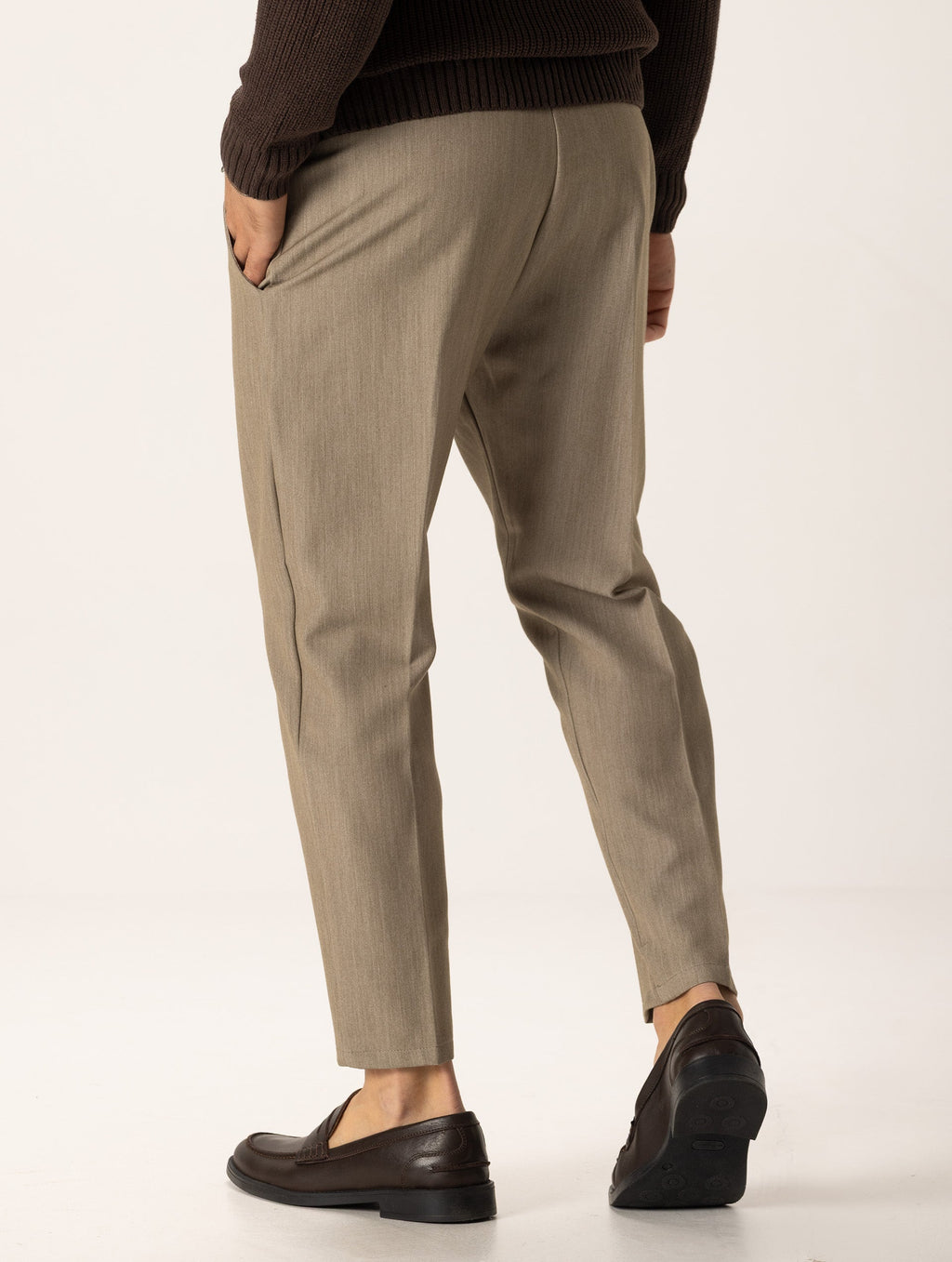 Pantalones formales color beige