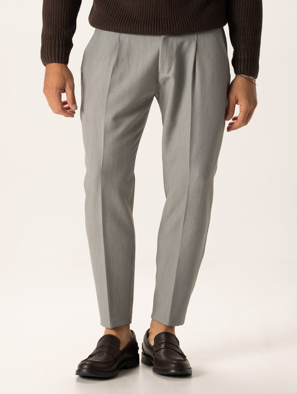 Pantalones formales color gris