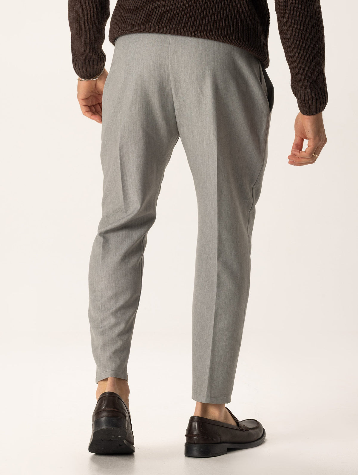 Pantalones formales color gris